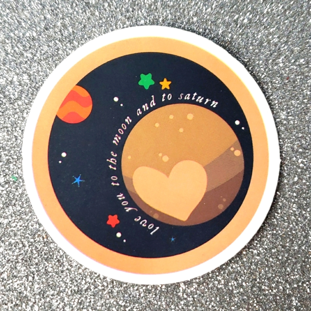 10/$10 Taylor Swift FOLKLORE Waterproof Sticker Planet